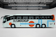 Realistic Bus Mockup Template, a Product Mockup by graphypix (Thumbnail 1 of 4)