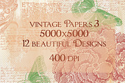 Vintage Digital Papers 3, a Texture Illustration by Luna Y Mar (Thumbnail 1 of 9)