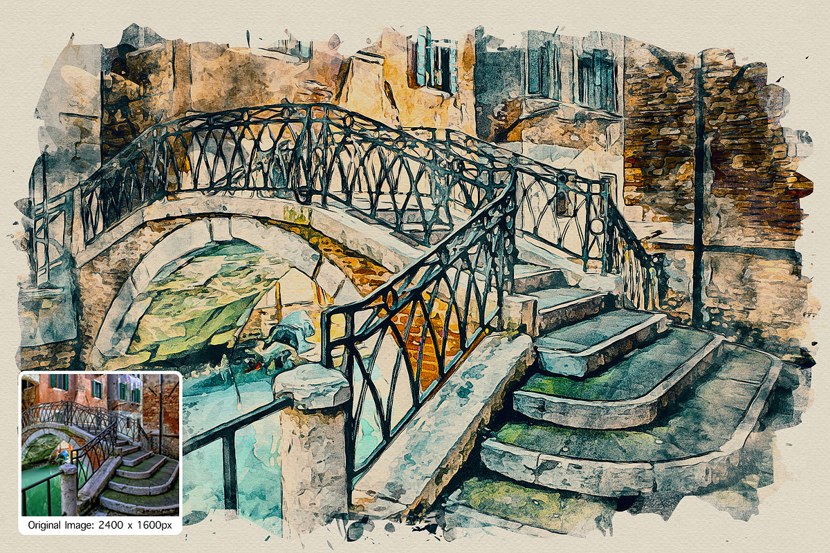 Watercolor Magic Watercolor Effect, an Action Add-On by DesignRocket (Photo 2 of 8)