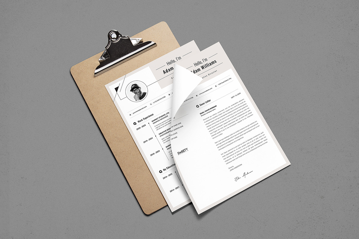 Resume / CV Template, a Resume Template by Creativity-Design (Photo 3 of 4)