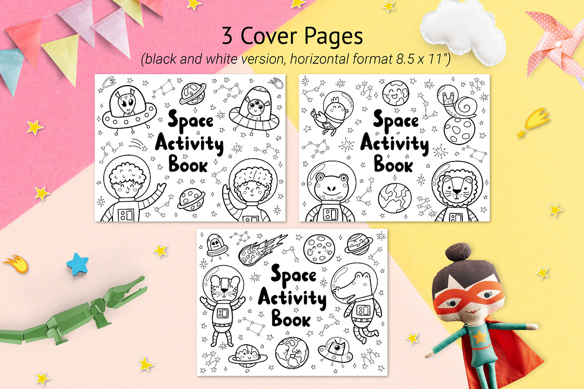 Space Activity Pages Collection, an Animal Illustration by Gulnara Sabirova (Photo 28 of 51)