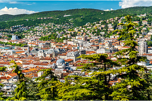 Panorama of trieste city in italy containing italy, trieste, and europe, an Architecture Photo by Leonid Andronov