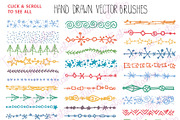 Christmas holiday brushes, a Brush Add-On by Tatianakost49 (Thumbnail 2 of 7)
