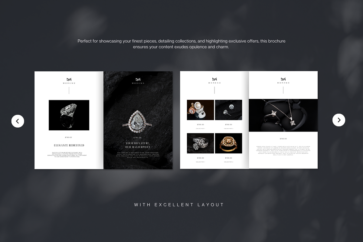 Luxury Jewelry Brochure, a Brochure Template by Ahsanjaya (Photo 2 of 7)