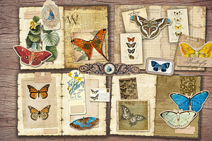 Butterfly Scrapbooking Kit