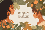 Nature Goddess Woman Character PFace, a Person Illustration by Imaginary Party (Thumbnail 1 of 10)