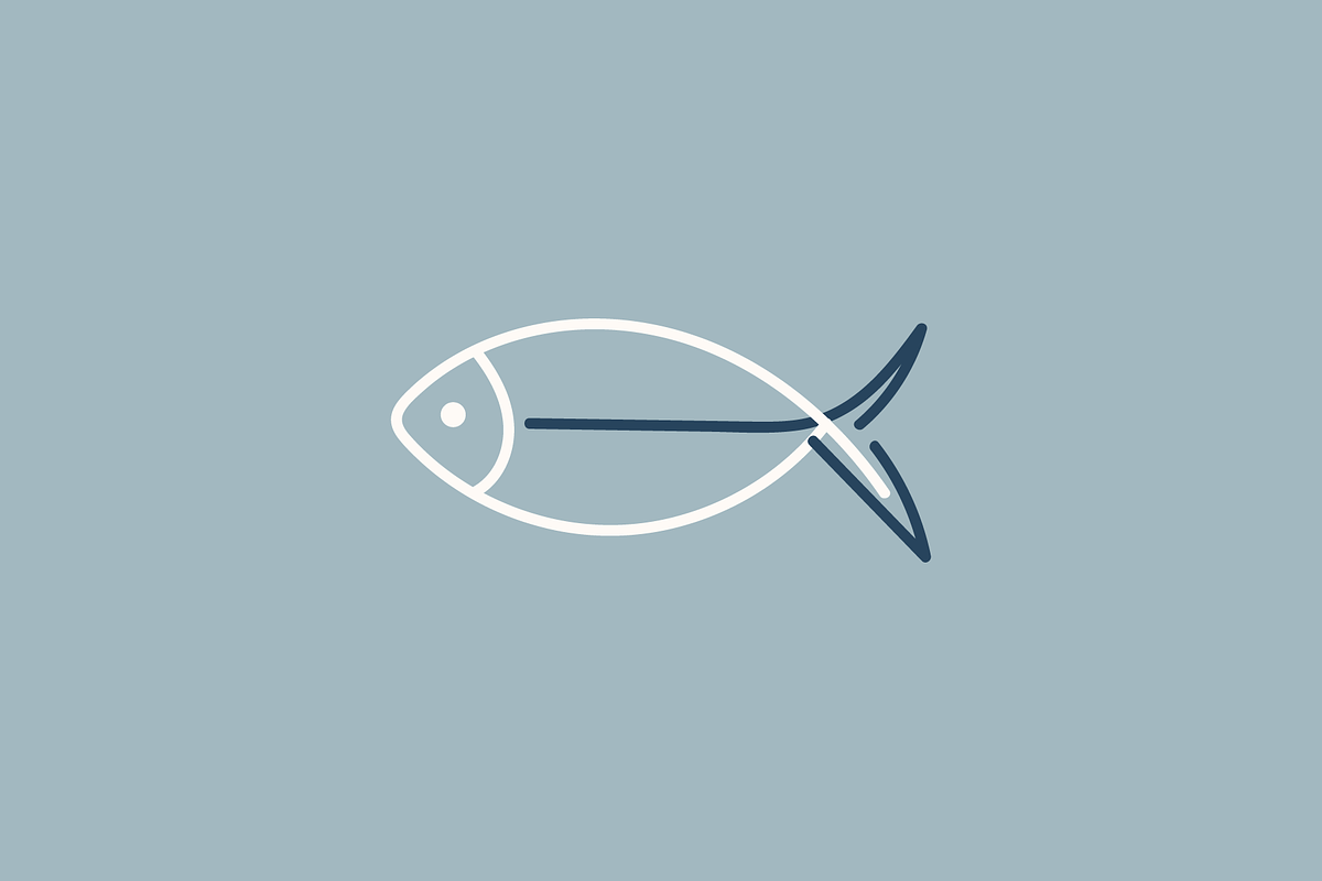 Monoline Fish Logo Design, a Branding & Logo Template by Samilink Media