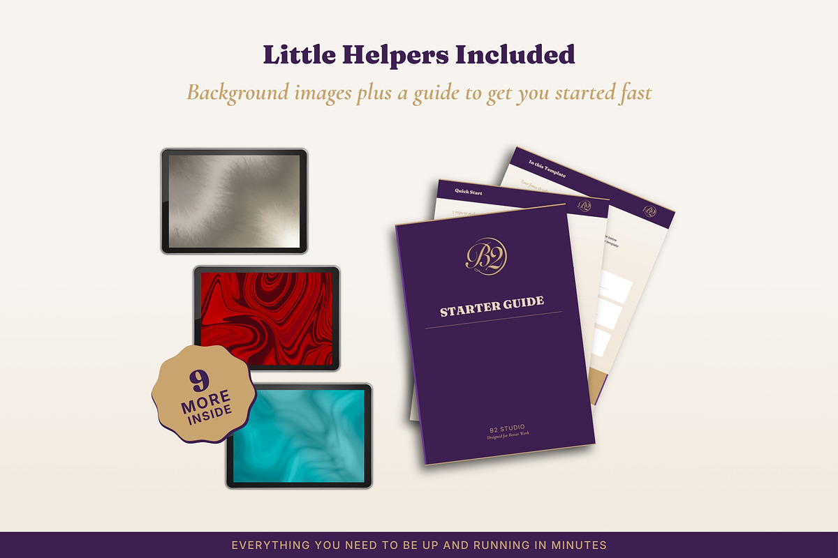 Business Starter Kit 3 Products, a Stationery Template by B2 Studio (Photo 16 of 19)