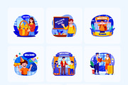 Welcome Illustration Art Set, a Person Illustration by Vectors Market (Thumbnail 9 of 9)