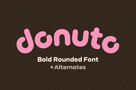 Donuto Font, a Sans Serif Font by Arbuz
