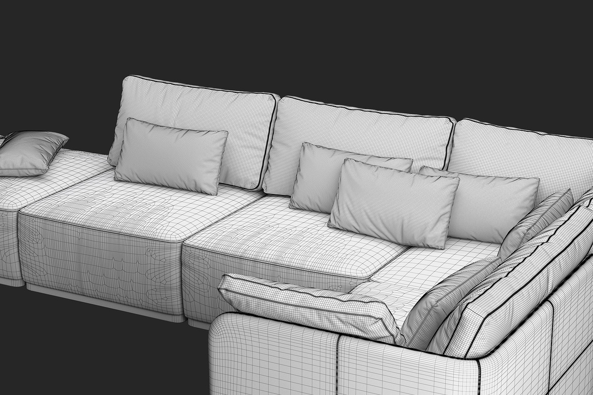 sofa SMANIA Beverly, a Furniture 3D Model by Alartimodels (Photo 10 of 13)