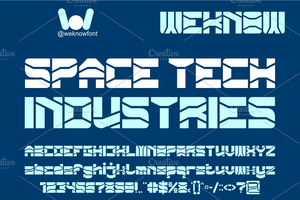 Zero Divide font, a Sans Serif Font by weknow (Photo 4 of 8)