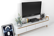 TV stand 1702, a Furniture 3D Model by inDahouze (Thumbnail 2 of 9)
