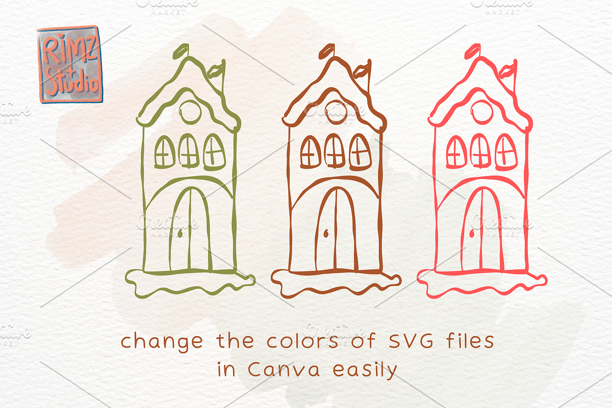 Hand-Drawn Christmas Doodle SVG PNG, a Seasonal Illustration by RimzStudio (Photo 7 of 11)