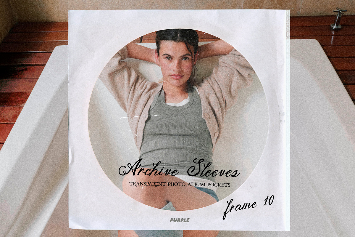 Archive Sleeves: Photo Overlays, a Texture Graphic by Purple (Photo 10 of 11)