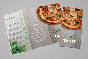 Food Menu - Tri-Fold