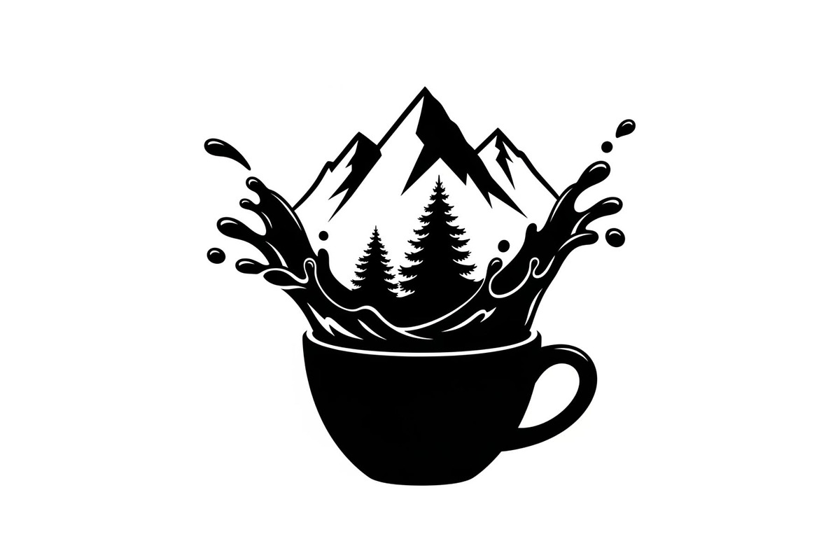 Mountain Coffee Cup Design Bundle, an Illustration by yasushie (Photo 11 of 31)