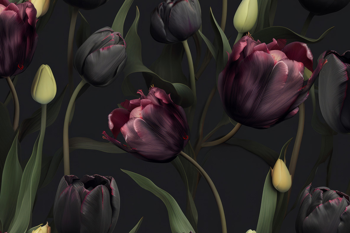 Tulips - 30 images, a Decorative Illustration by Handmadefont (Photo 2 of 9)