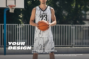 5 Basketball Uniform Mockups, a Shirt Mockup by Grow Design Craft Studio (Thumbnail 4 of 7)