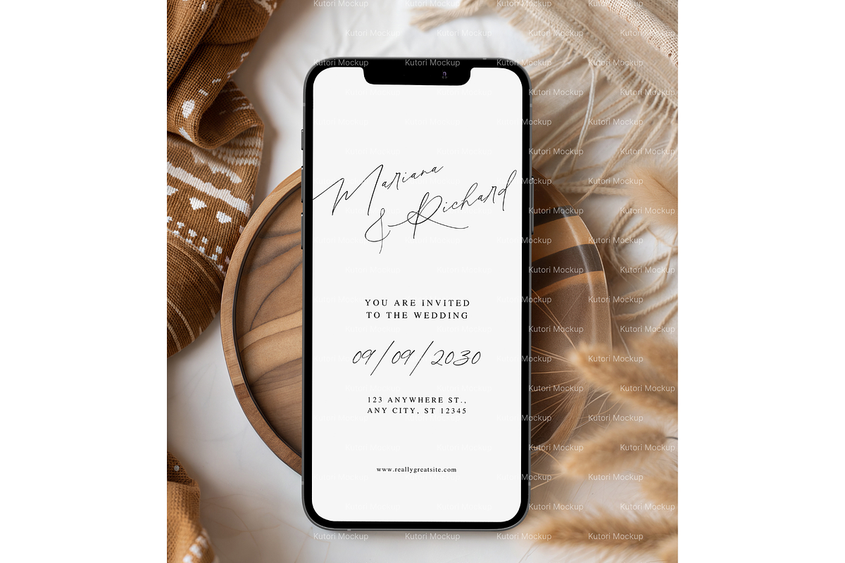 Minimal Nature Mobile Screen Mockup, a Mockup by MockupWizard (Photo 4 of 5)