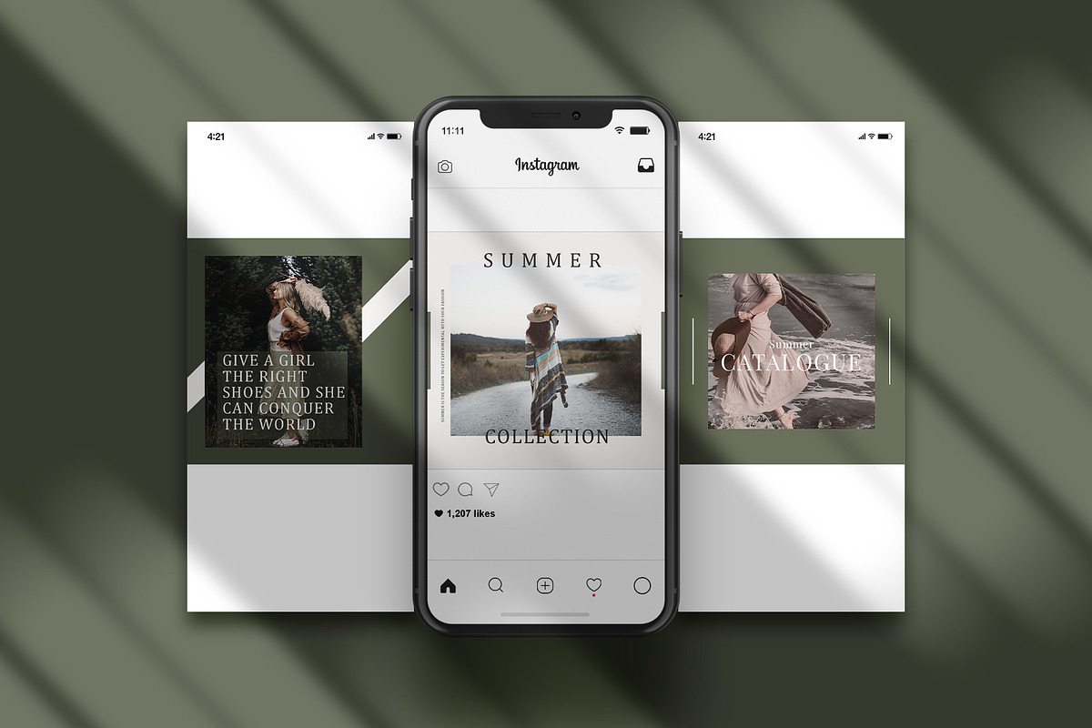 Fashion Summer Instagram, a Social Media Template by Teweka Template (Photo 2 of 4)