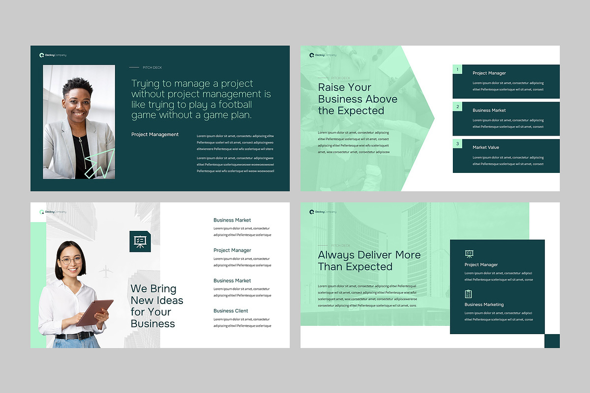 DECKVY - Business Pitch Deck PPT, a Presentation Template by rgbryand (Photo 3 of 9)