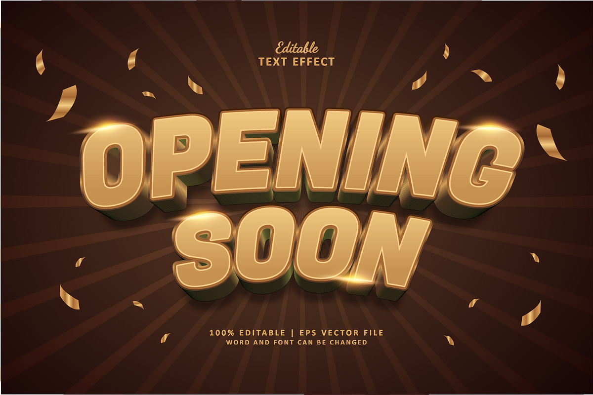 Text Effect Opening Soon, a Layer Style Add-On by Navy Graphic (Photo 1 of 2)