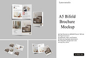 A5 Bifold Brochure Mockup, a Brochure Template by rizalamora (Thumbnail 1 of 11)