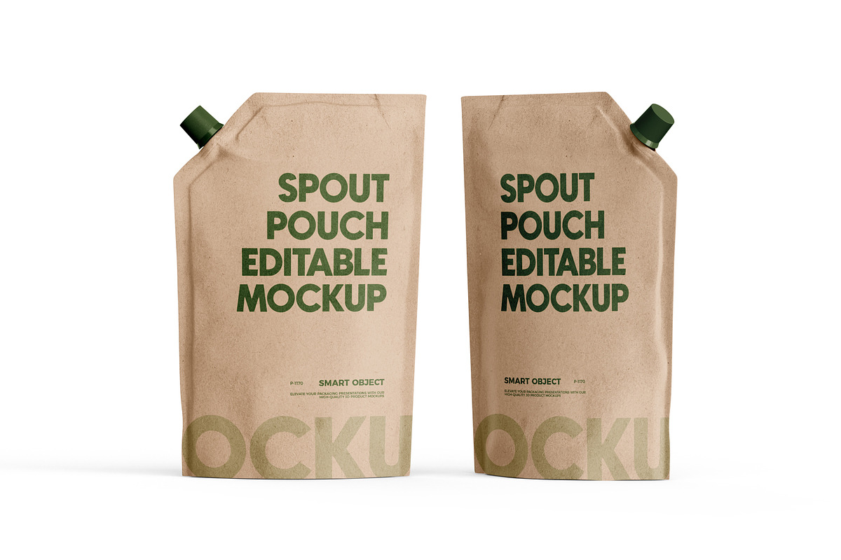 Standup Spout Pouch Mockup, a Packaging Mockup by Ram Studio LLC (Photo 11 of 17)