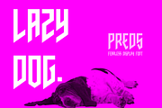 PREDS - FEARLESS DISPLAY FONT, a Font by Alphabet Agency (Thumbnail 5 of 5)
