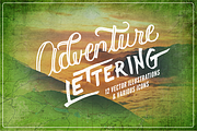 Adventure Lettering Illustrations, a Sport Illustration by JoshuaRed Design (Thumbnail 1 of 10)