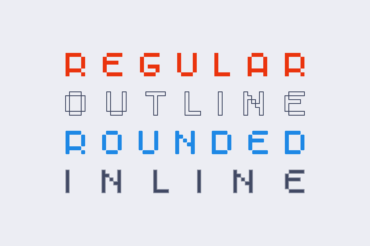 Player One - Pixel Typeface, a Sans Serif Font by alpercakici (Photo 9 of 13)