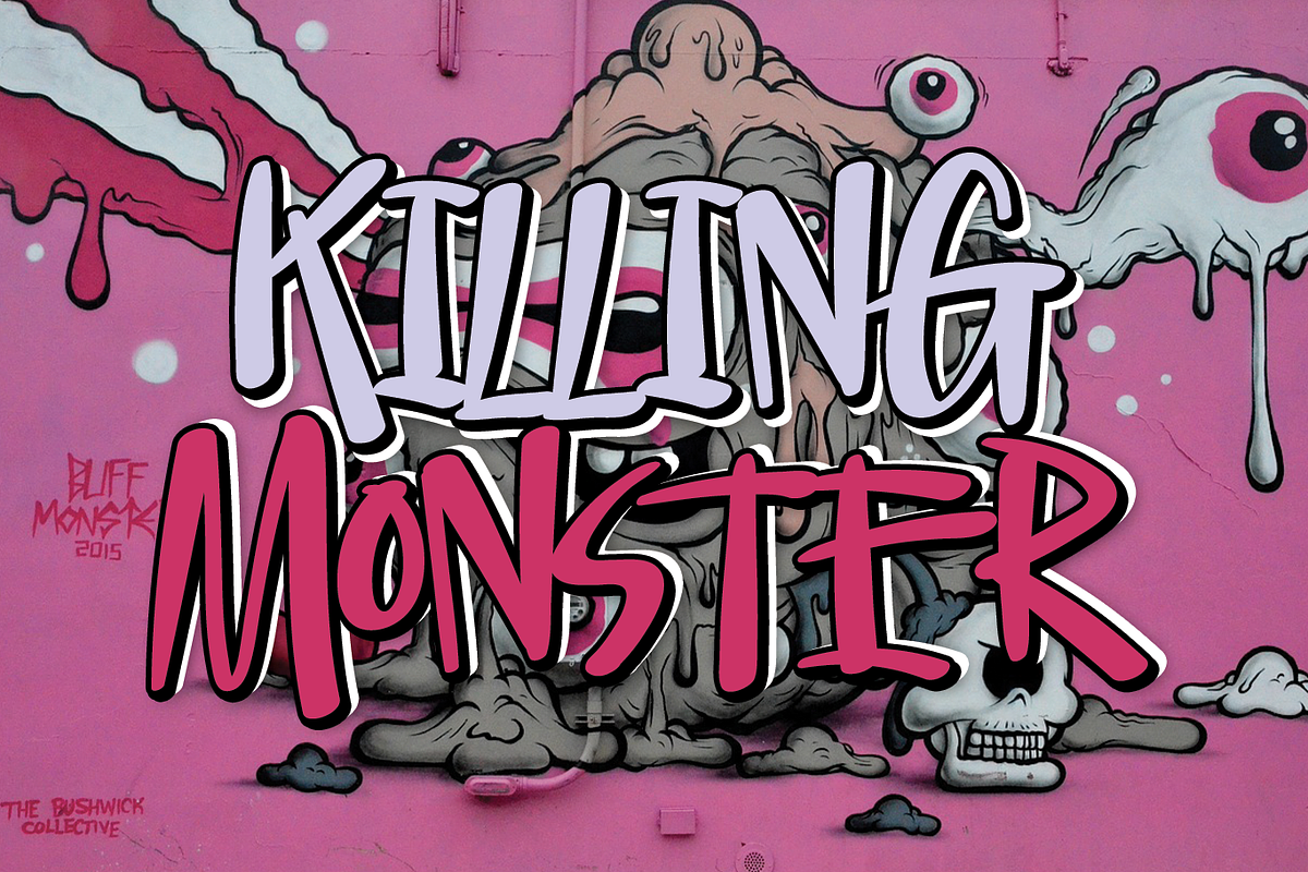 Killing Monster, a Serif Font by Majelis Font (Photo 1 of 5)