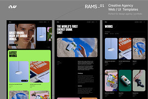 RAMS - Creative Agency Web UI Kit