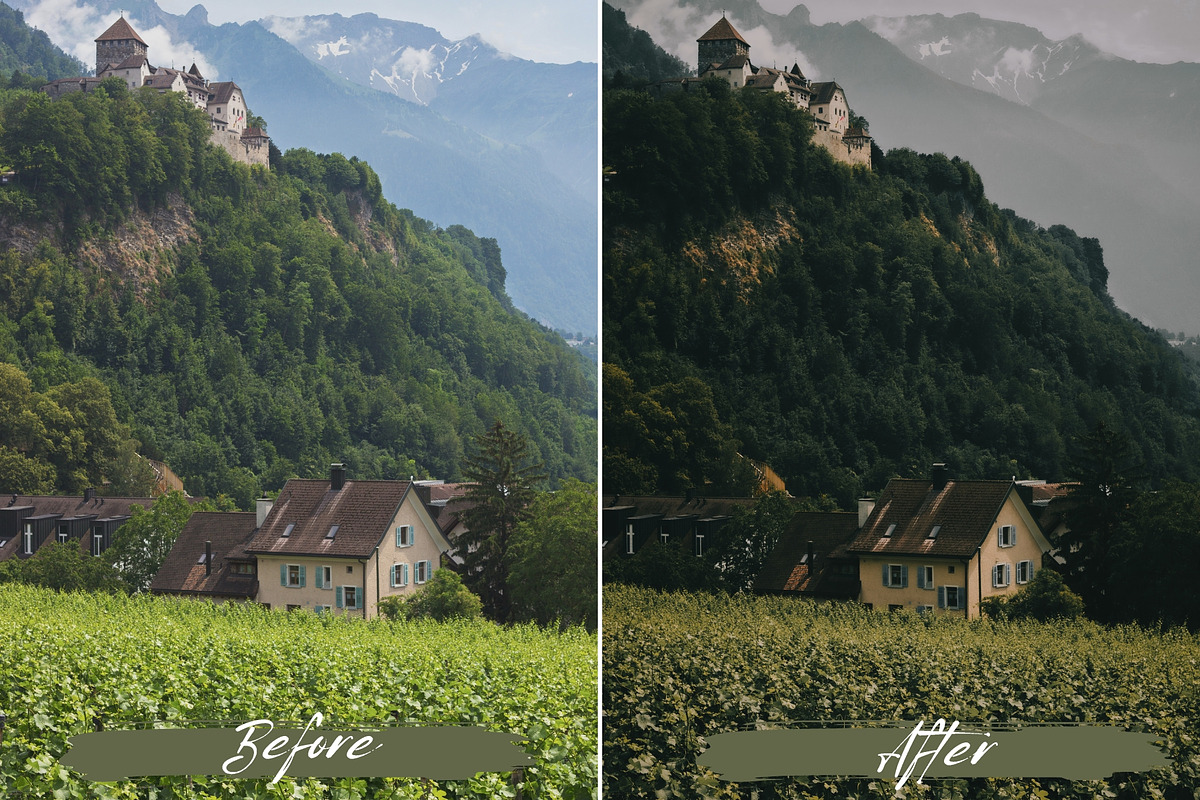10 Soft Green Lightroom Presets, a Preset Add-On by MEPRESETS (Photo 3 of 9)