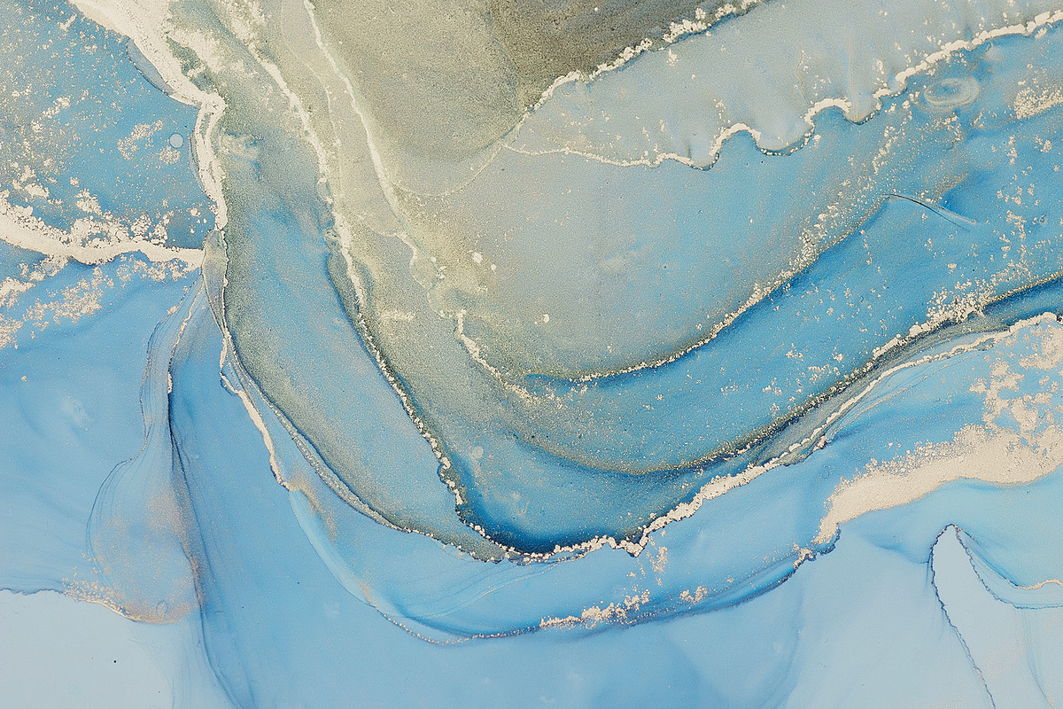 Abstract blue ink textures, a Texture Graphic by Anntuan (Photo 18 of 21)