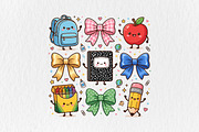 Back to School Doodles Characters, an Object Illustration by CraftArtStudio (Thumbnail 1 of 4)