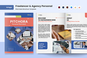 Freelancer & Agency Pitch Brochure, a Brochure Template by twinstd