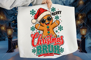 Merry Christmas Gingerbread PNG, a Seasonal Illustration by Canvas Craft