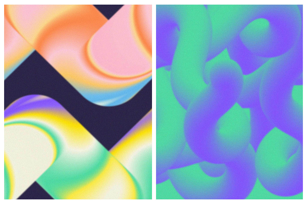 Gradient Blend Noise 3, an Object Graphic by kloroform (Photo 27 of 32)