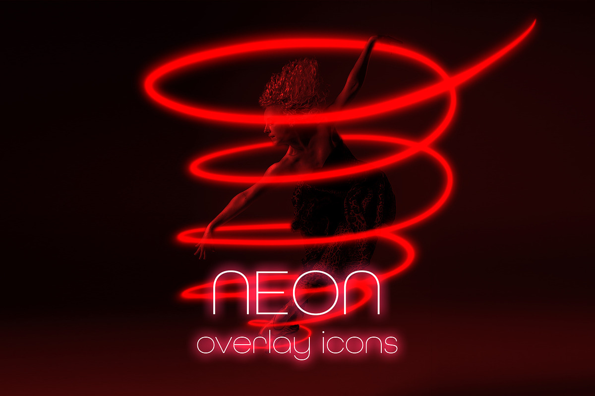 20 Neon Light Overlay Backgrounds, a Background Graphic by Studio Angel Arts (Photo 1 of 7)