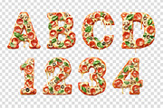 Pizza, a Symbol Font by Loudoun Design Co. (Thumbnail 6 of 6)