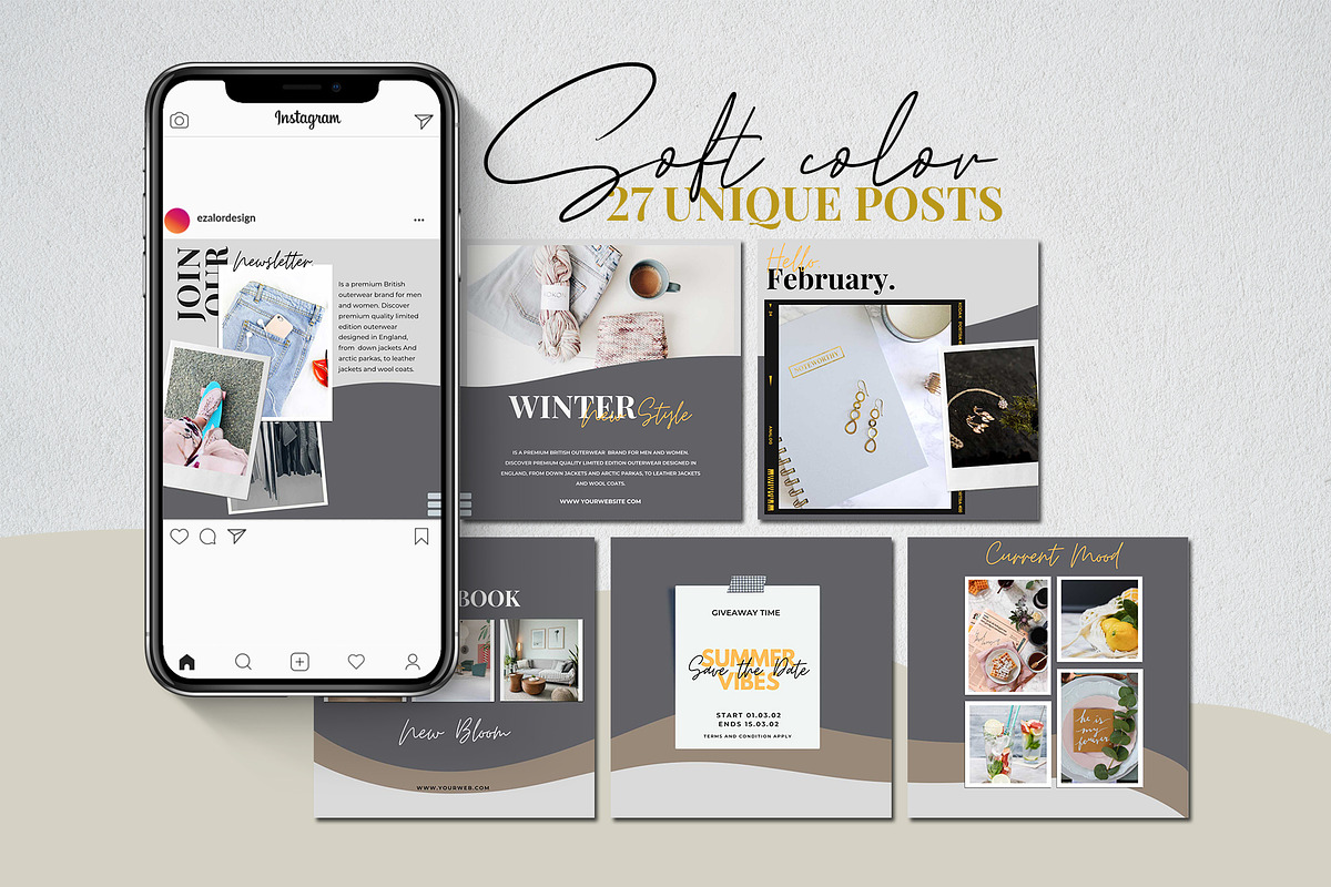 Diary Puzzle, a Social Media Template by Analogi Studio (Photo 6 of 12)