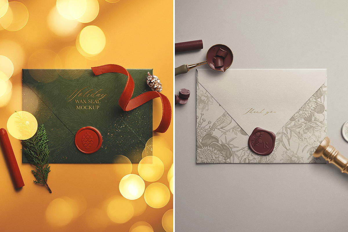 Envelope Wax Mockup Set - Styled Lay, a Product Mockup by Custom Scene (Photo 9 of 9)