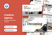 Creative Agency Pitch Deck, a Presentation Template by twinstd (Thumbnail 1 of 4)