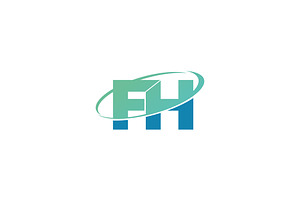 FH or HF logo and icon design, a Branding & Logo Template by mrshamsjaman