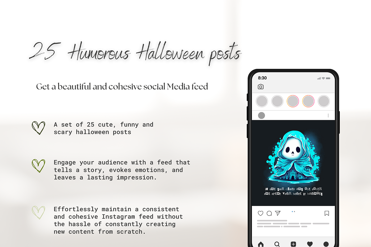 Funny Halloween Template Set I Canva, a Social Media Template by The Social Stuff (Photo 2 of 11)