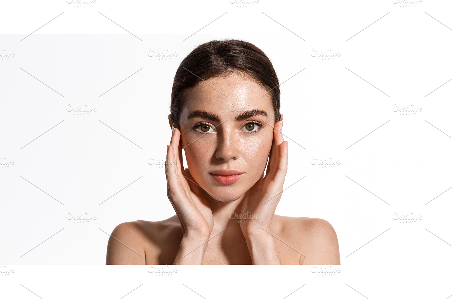 Beauty face and spa. Woman with, a Health & Medical Photo by ringsaroundme