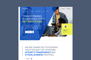 10 Figma Landing Page Templates, a Landing Page Template by zroch design (Thumbnail 3 of 32)