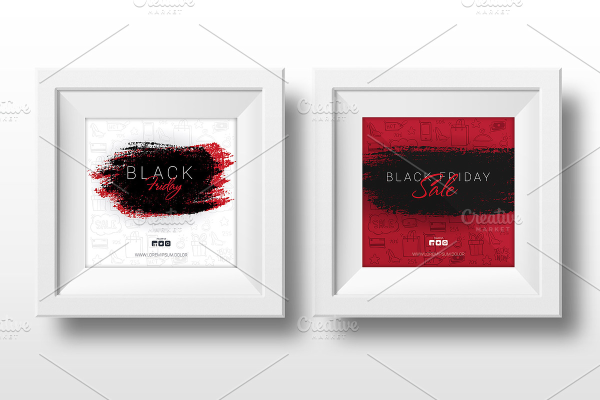 Black Friday Instagram Banners, a Social Media Template by Leo Edition (Photo 3 of 4)